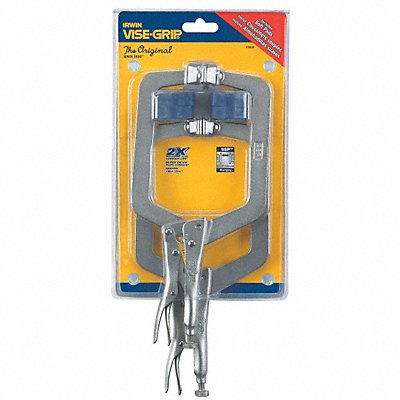 IRWIN 45619 Locking Clamp Set 9 4-1/2 Cap. 2 Pc.