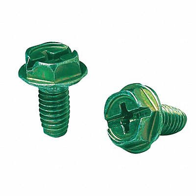 IDEAL 303594G Ground Screw 10-32 Green Pk100