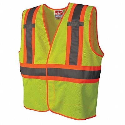 VIKING U6110G2XL3XL Hi Vis Vest Class 2 2XL/3XL Lime