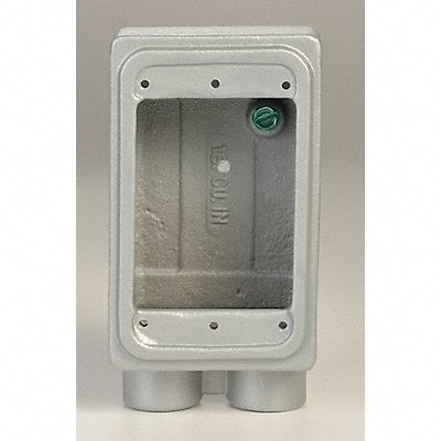 APPLETON ELECTRIC FDS1100 Weatherproof Box 1Gang 1 Hub 25cu. in