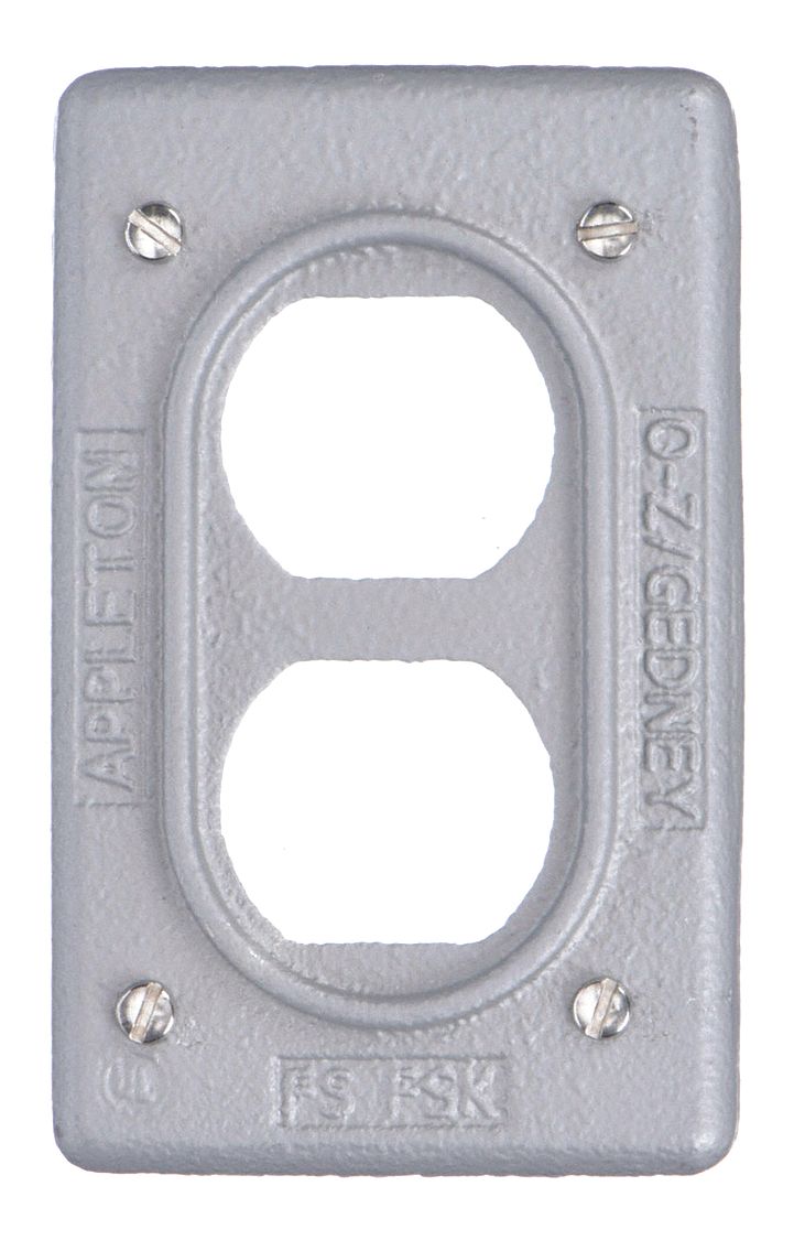 APPLETON ELECTRIC FSK1DRC Weatherproof Cover Malleable Iron