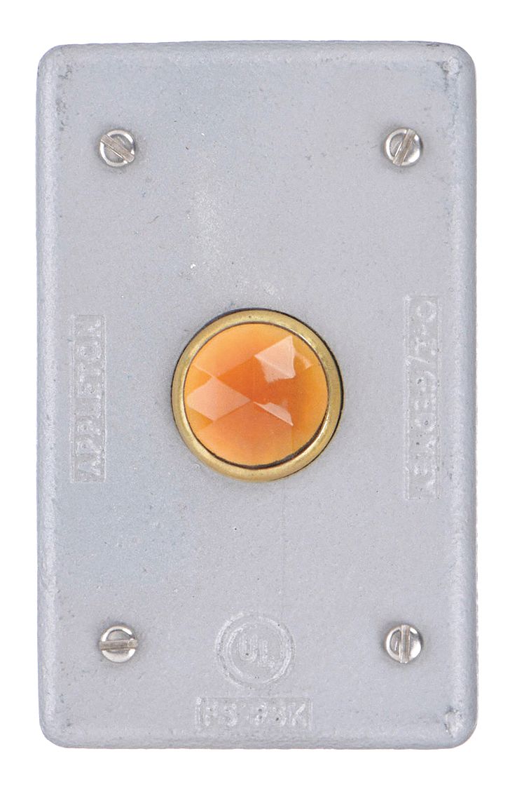 APPLETON ELECTRIC FSK1JAC Weatherproof Cover with Amber Jewel
