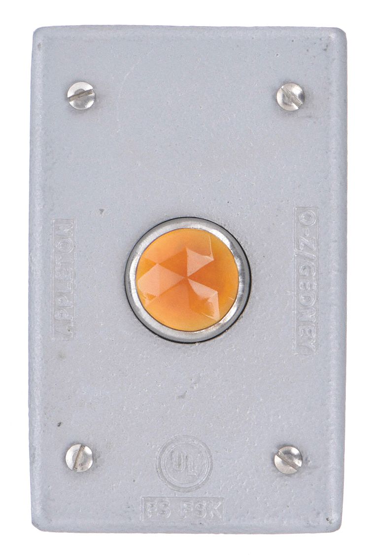 APPLETON ELECTRIC FSK1JACA Weatherproof Cover with Amber Jewel