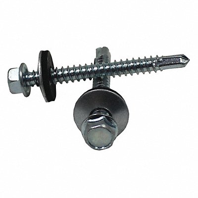 GRAINGER TKHWBSI120200031000P Drill Screw Hex #12 Zinc 2 L PK1000