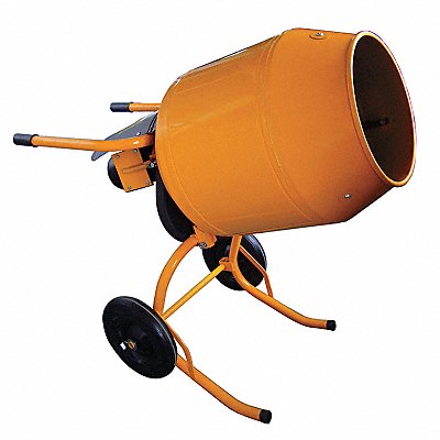 WESTWARD 10N694 Wheelbarrow Mixer 4-3/4 cu ft 3/4HP