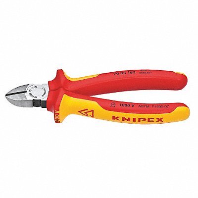 KNIPEX 7008160SBA Diagonal Cutting Plier 6-1/4 L