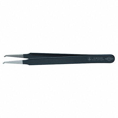 KNIPEX 920878ESD Precision Tweezers SS Bent 4 21/32 L