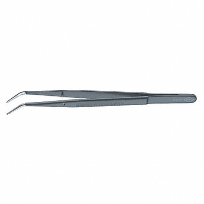 KNIPEX 923437 Precision Tweezers Steel Bent 6 3/32 L