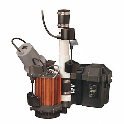 LIBERTY PUMPS PC237441 Sump/Battery Back-Up System 1/3 HP