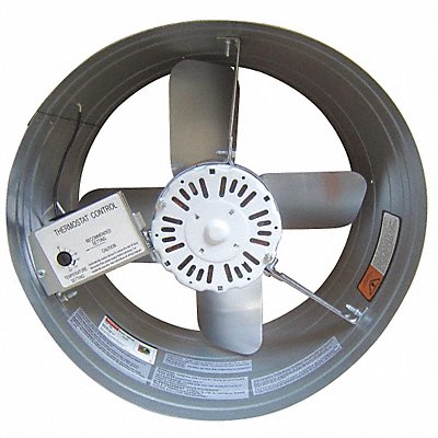 DAYTON 10W194 DAYTON Steel 8 H 15 W Exhaust Fan