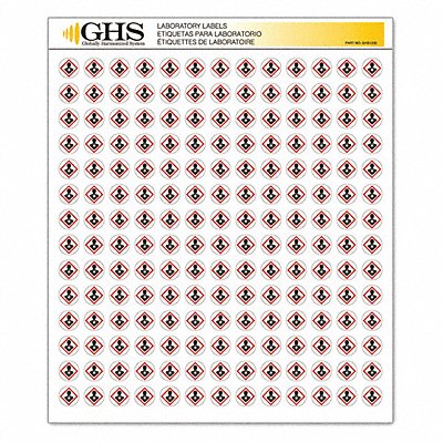 GHS SAFETY GHS1230 Label Health Hazard Gloss Paper PK1820