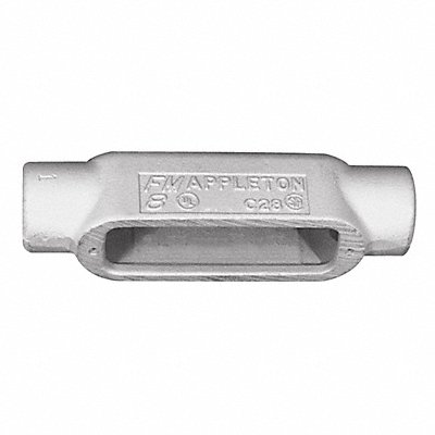 APPLETON ELECTRIC C68 Conduit Outlet Body Iron 2 In.