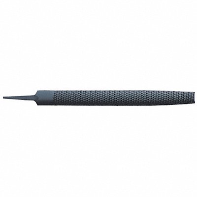 WESTWARD 10Z725 Cabinet Rasp File Smooth Half Rnd 10 In