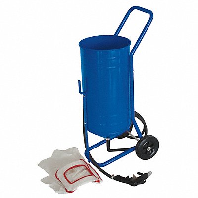 WESTWARD 10Z912 Portable Abrasive Blaster 90lb 60-125psi