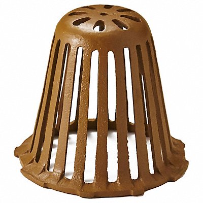 SMITH LIGHT COMMERCIAL 11010 Dome Strainer 6 in H Yellow