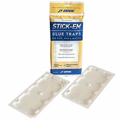 STICK-EM 11124 Glue Trap Rat and Mouse Size 10x5 PK24