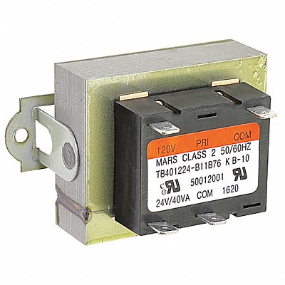 INTERNATIONAL ENVIRONMENTAL 50012001 Transformer 120V 24V Primary 40VA Second