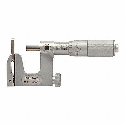 MITUTOYO 117-107 CAL Calibrated Specialty Micrometer