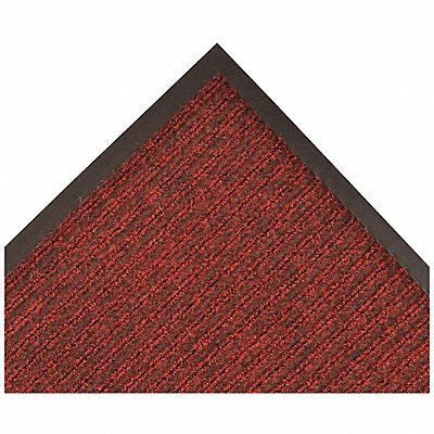 NOTRAX 117S0310RB D9159 Carpeted Runner Red/Black 3ft. x 10ft.