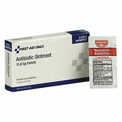 FIRST AID ONLY A4003 Topical Antibiotic 0.9g Packet PK10