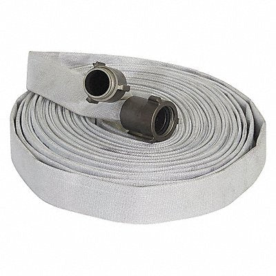 FOREST-LITE G55H1F50N Fire Hose 50 ft White Polyester