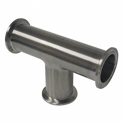 GRAINGER EG76L15 Tee T316L SS Clamp