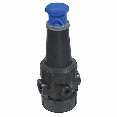 PLAST-O-MATIC PRHM050VPV Pressure Regulator 1/2 In 5 to 125 psi