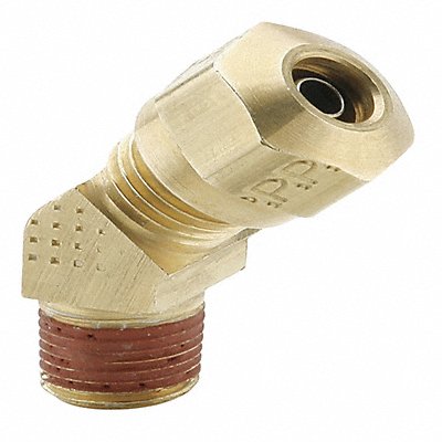 PARKER VS279NTA86 45Deg Male Elbow 1/2 x 3/8 In