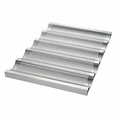 CHICAGO METALLIC 45515 Baguette/French Bread Pan 17 3/4 in W