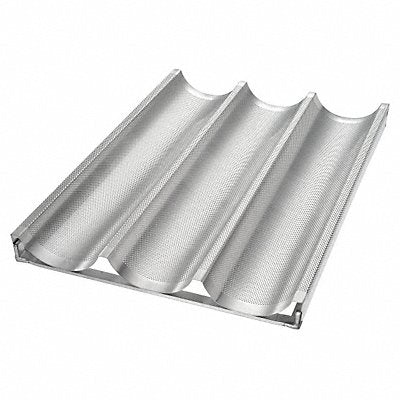 CHICAGO METALLIC 49011 Baguette/French Bread Pan 17 3/4 in W