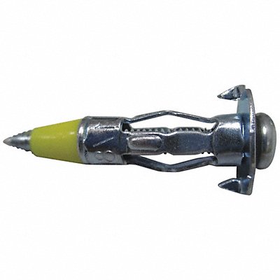 GRAINGER U305380120137 Wall Anchor Steel 1 3/8 in L PK100