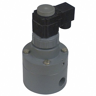 PLAST-O-MATIC PS050VW1112060PP Valve PP 2Way 2Position 1/2 63/64
