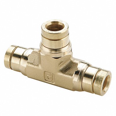 PARKER 164PTC664 Union Tee 3/8 x 1/4 In
