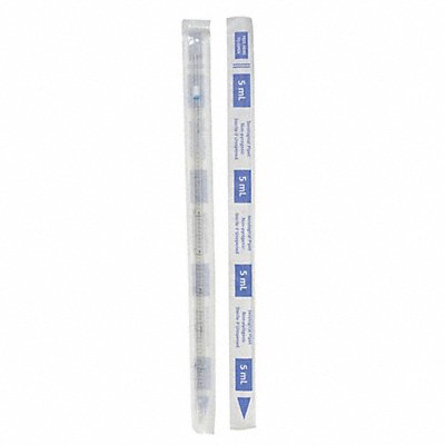 LAB SAFETY SUPPLY 11L807 5mL Pipet Individually Wrap/Bag PK200