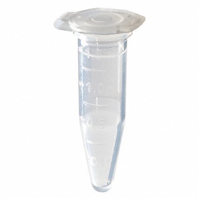 LAB SAFETY SUPPLY 11L818 Tube 10.75 mm Dia 40.25 mm H PK1000