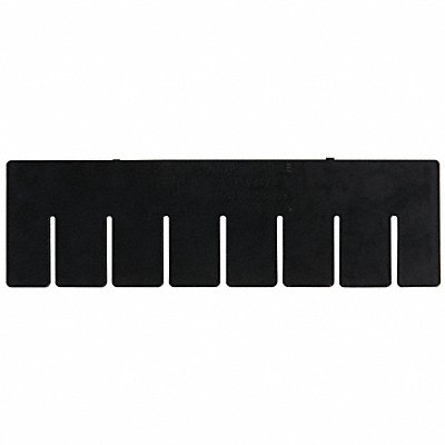 QUANTUM STORAGE SYSTEMS DL91035CO Divider Black PPC 8 1/4 in PK6