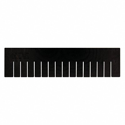 QUANTUM STORAGE SYSTEMS DL93060CO Divider Black PPC 17 1/2 in PK6