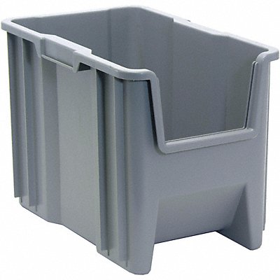 QUANTUM STORAGE SYSTEMS QGH600GY G2978 Bin Grey Polypropylene 12 1/2 in