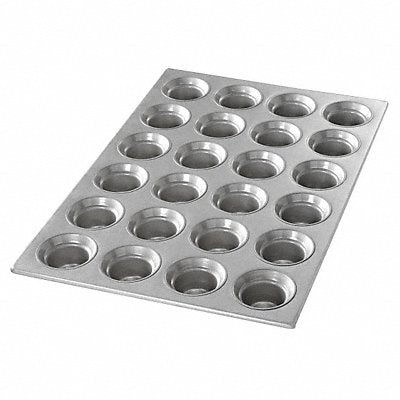 CHICAGO METALLIC 42755 Mini Crown Muffin Pan 14 1/16 in W