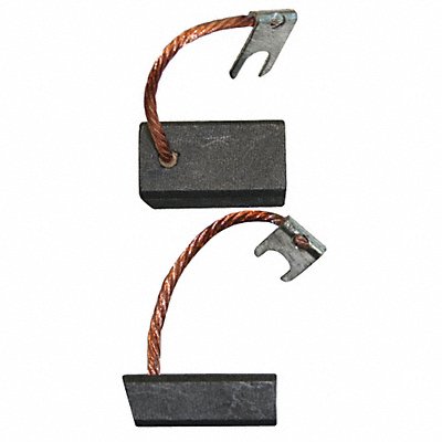 DAYTON 11N180 Motor Brush Set DC 3/8 In.L 5/8 In.W Pk2