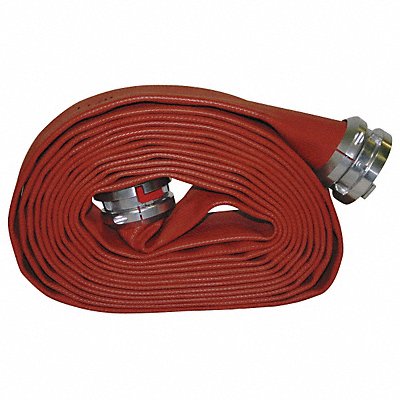 JAFRIB G50H3RR50N G2321 Fire Hose 50 ft Red Rubber