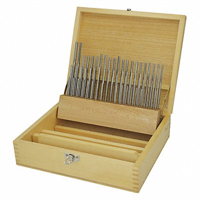 GRAINGER 11V305 Chucking Reamer Sets Wire Size 1-60 60pc