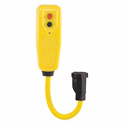 POWER FIRST 11X425 Plug In GFCI w/Cord 9.0 15A Yel 125V