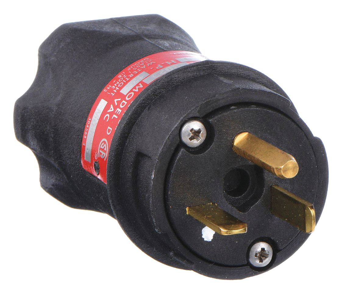 APPLETON ELECTRIC NCP2023 Plug Black 20 A Stnd 5-15R 5-20R 6-20R