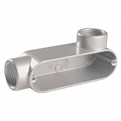 GRAINGER 11Y583 Conduit Outlet Body Aluminum LR