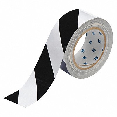 BRADY 104319 G5686 Floor Tape Black/White 2 inx100 ft Roll