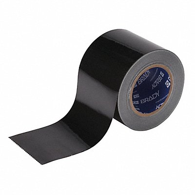 BRADY 104370 K3877 Floor Tape Black 4 inx100 ft Roll