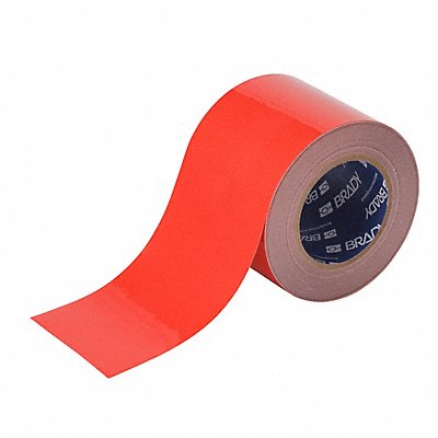 BRADY 104373 K3877 Floor Tape Red 4 inx100 ft Roll
