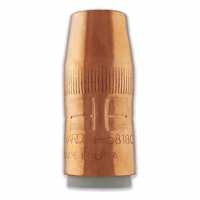 BERNARD N5818C BERNARD Copper Conical MIG Weld Nozzle