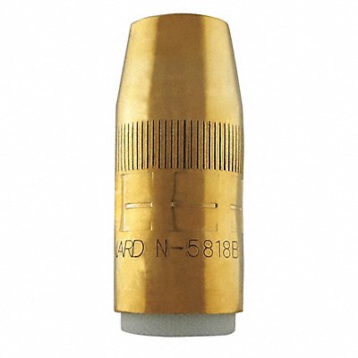 BERNARD N5818B BERNARD Brass Conical MIG Welding Nozzle